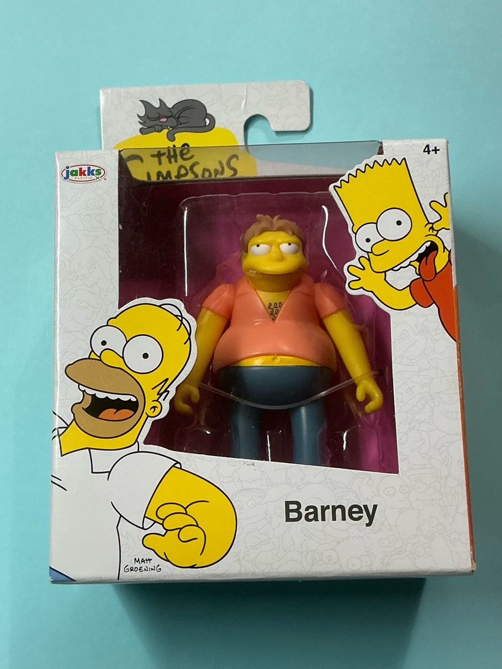 Simpsons Barney Gumble Figure in Packaged Box